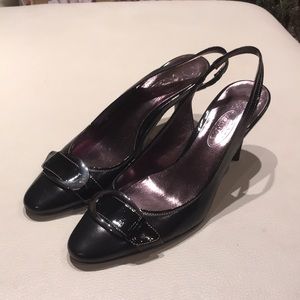 Circa Joan & David Slingbacks & Duster Bag